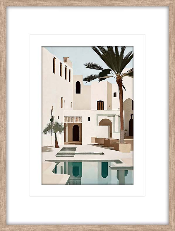 Sanur Glass Framed Print