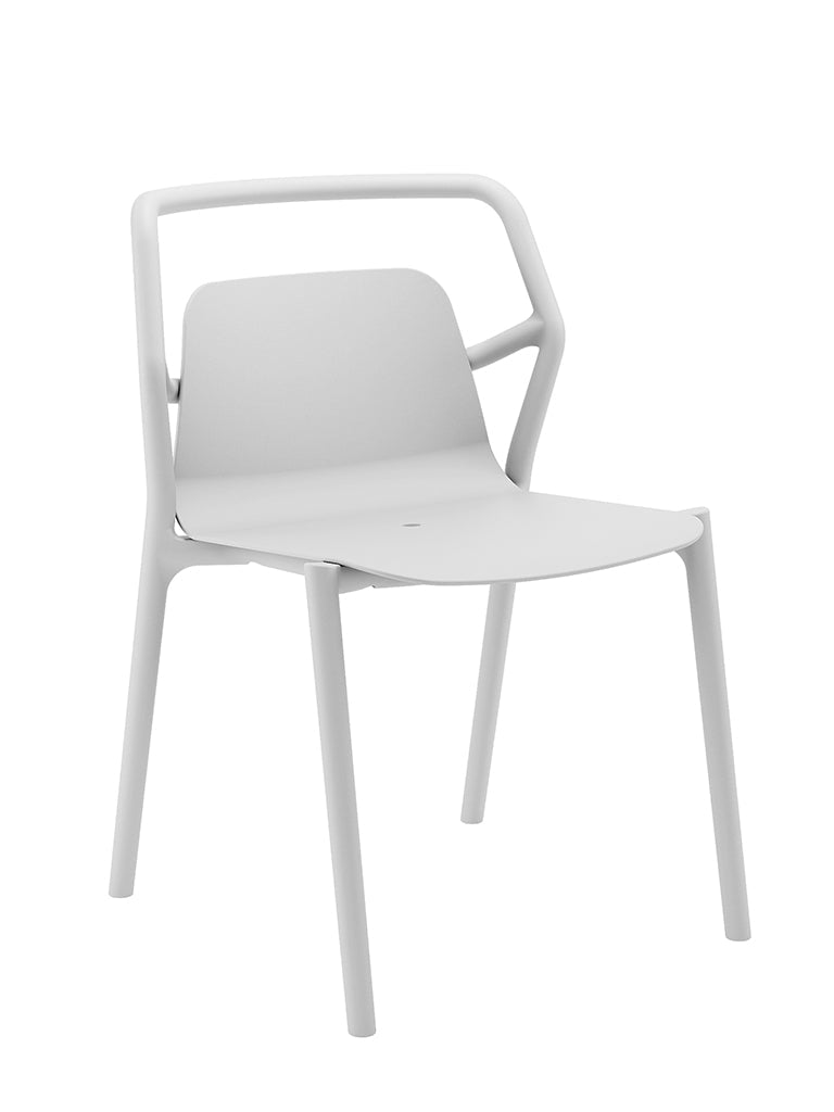 Mila Outdoor Dining Chair | White