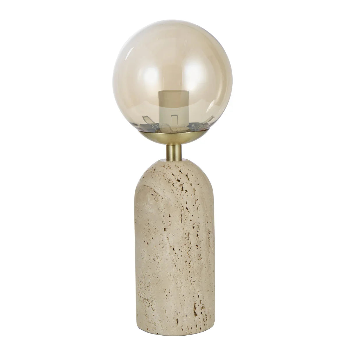 Amalfi Soloman Travertine Table Lamp Natural
15x15x35cm
