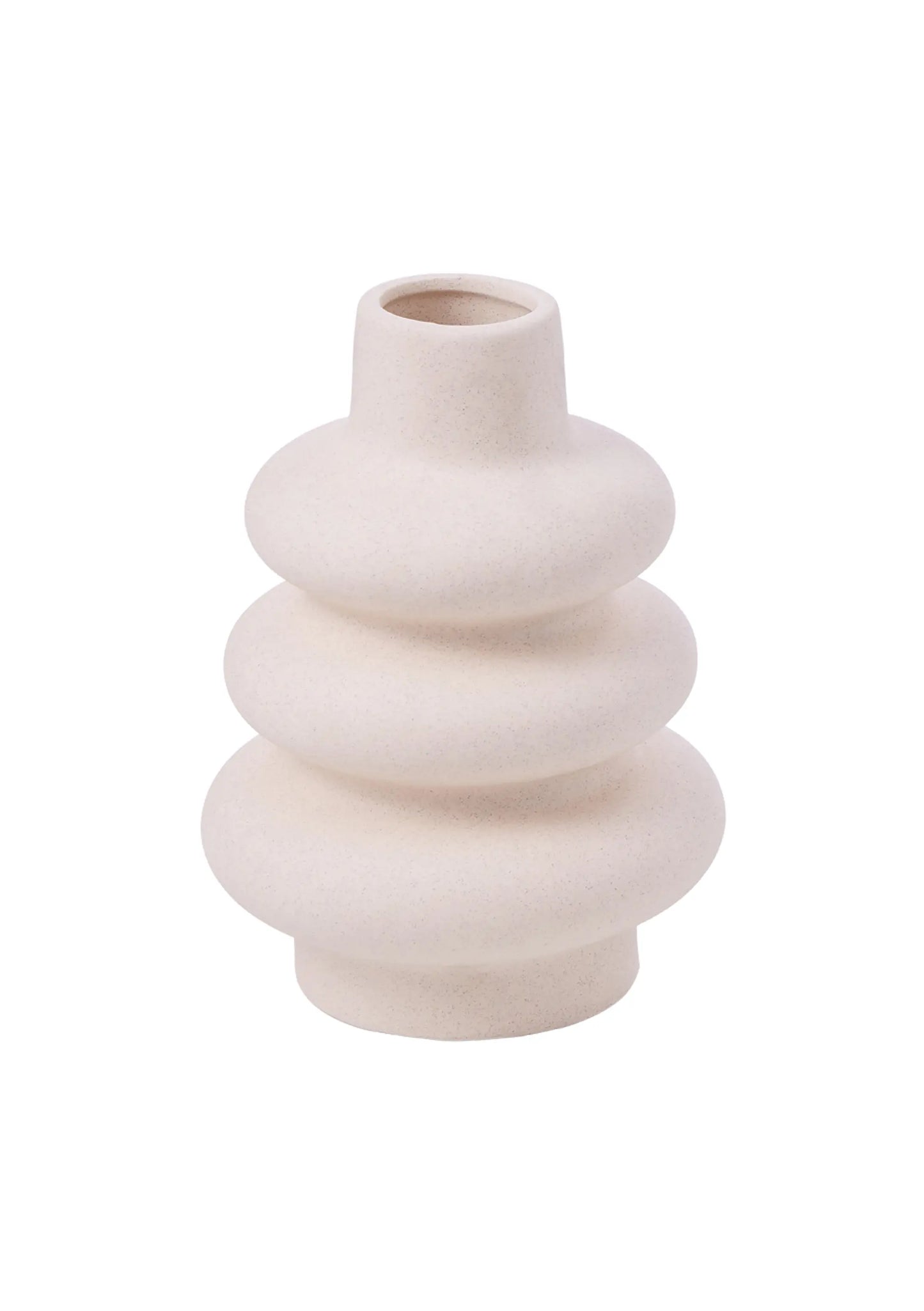 Emporium Ribbed Ceramic Vessel Beige
14.5x14.5x19cm