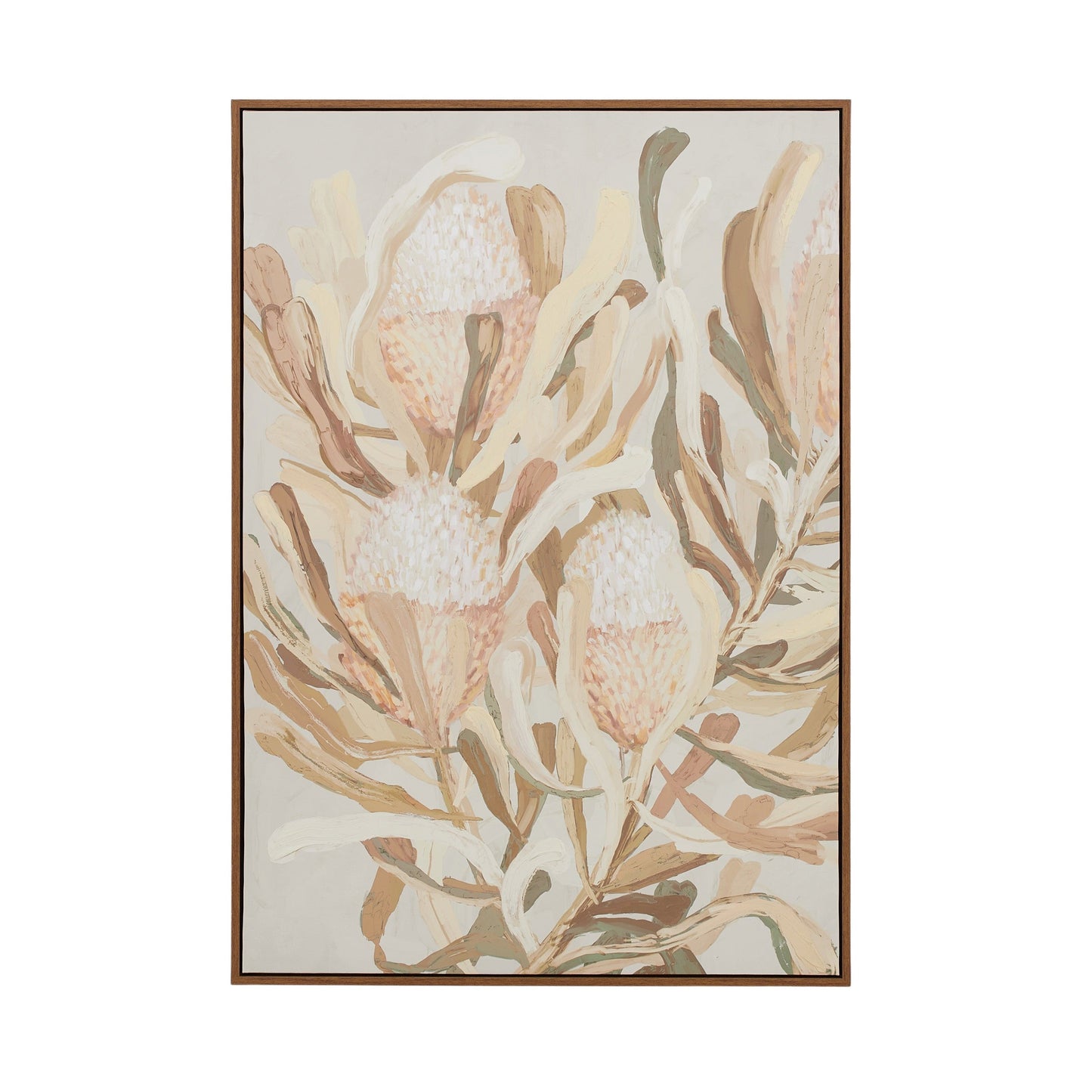 Native Walnut Frame Oil Canvas 70x100cm#
