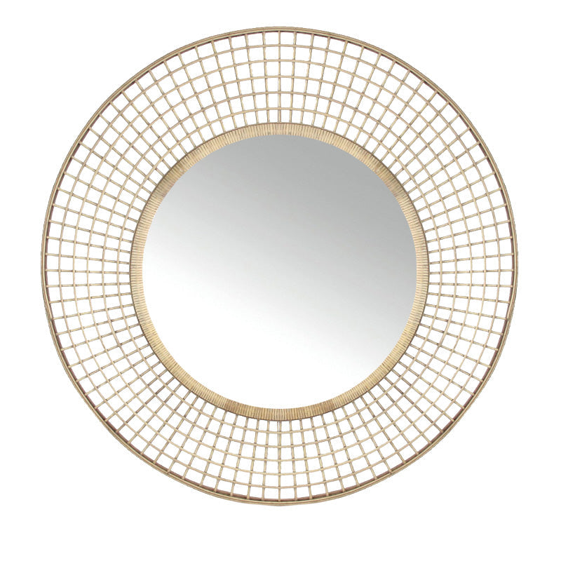 Brigg Bamboo Round Mirror 100cm Natural#