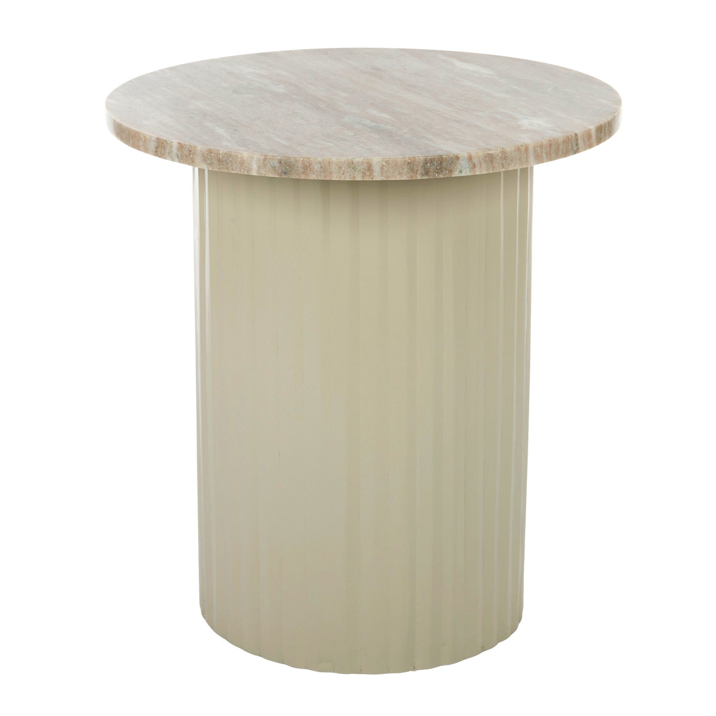Aren Marble/Metal Side Table 45x50cm #