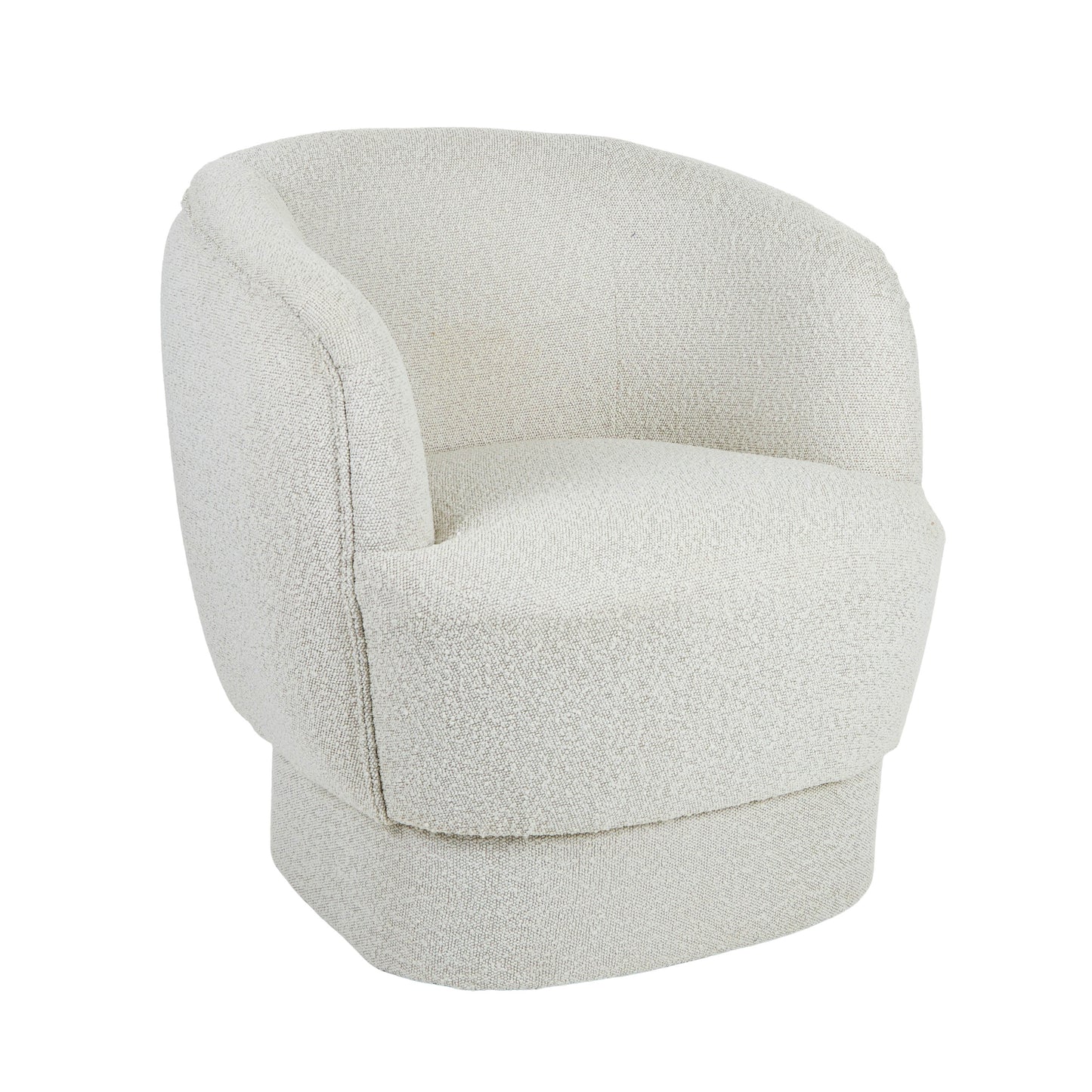 Presley Boucle Armchair 74x71x73cm Ivory