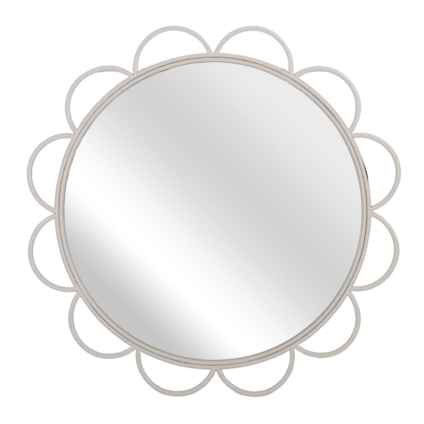 Axis Metal Wall Mirror 60cm Taupe#