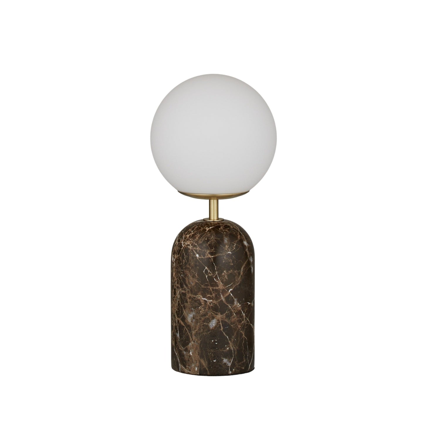 Lucia Marble Lamp 15x35cm Brown#