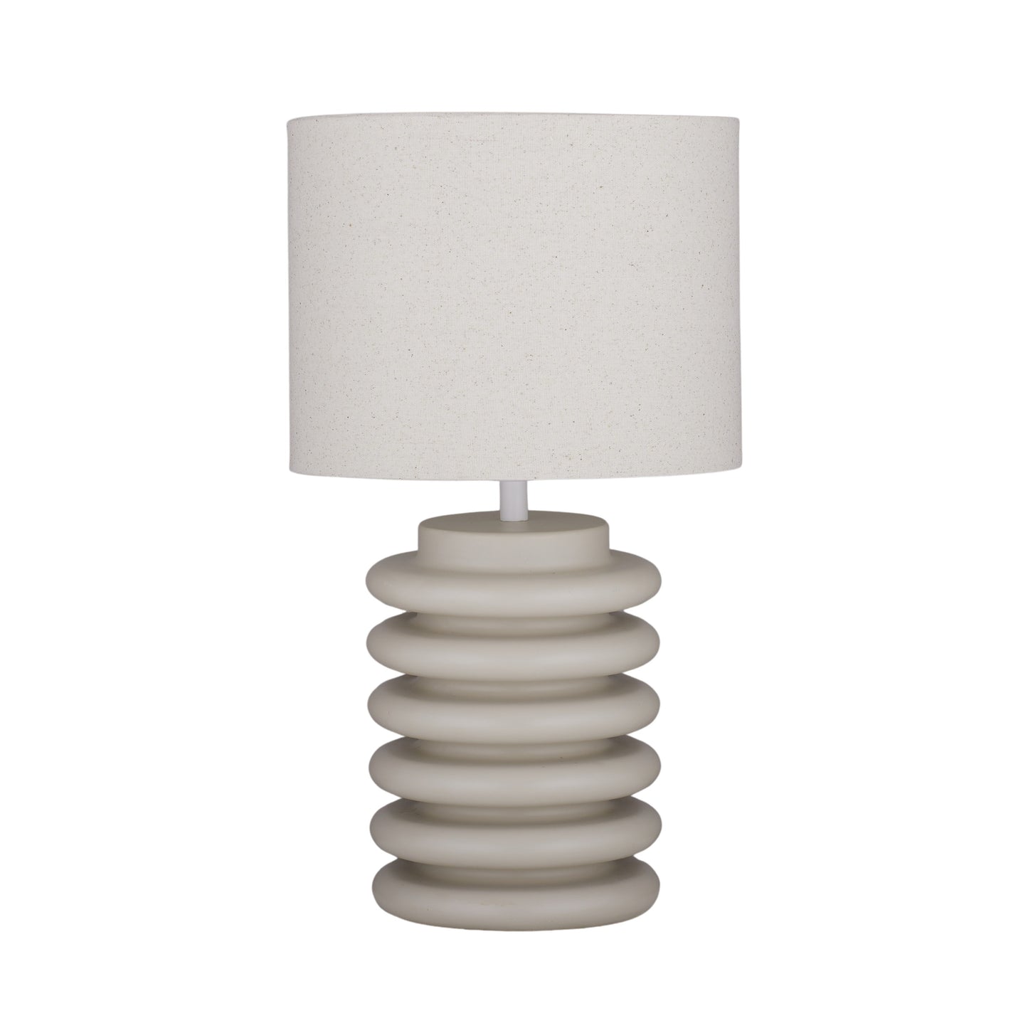 Ripple Resin Lamp 26x45cm Nat/Natural