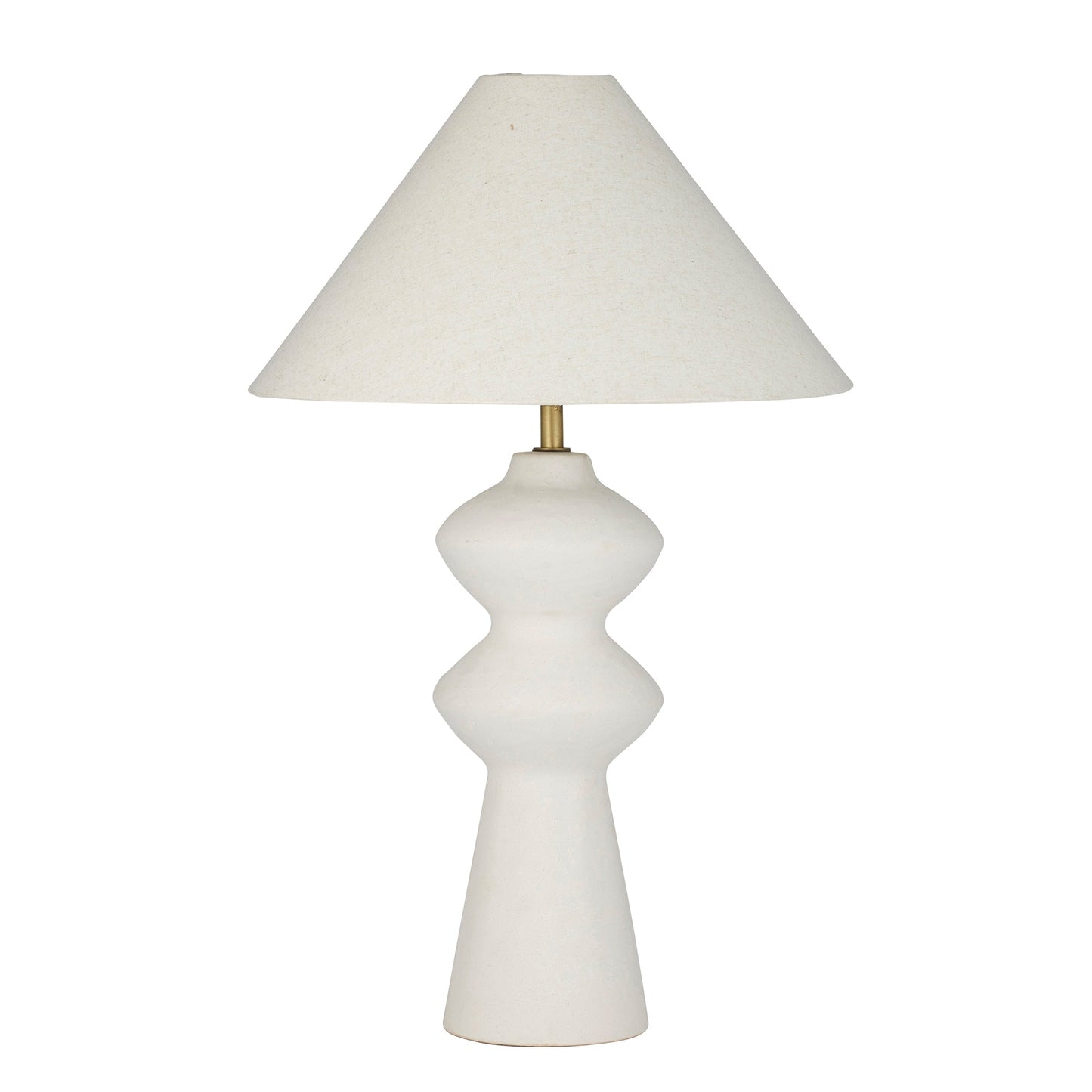 Fulham Ceramic Lamp 40x61.5cm White