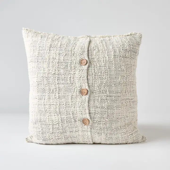 Ida Cushion Cover - Off White/Slate 50x50