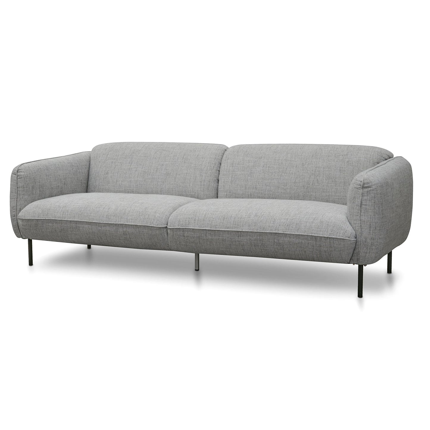 3 Seater Sofa | Light spec grey fabric