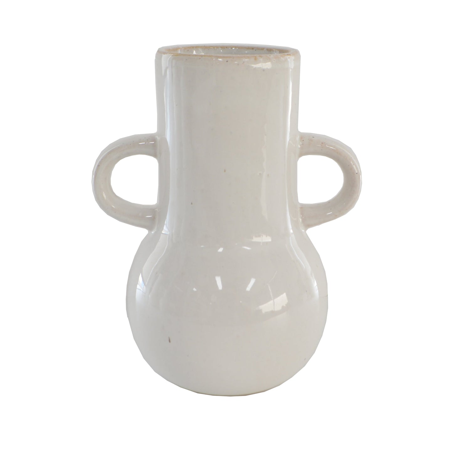 Selena Ceramic Vase 15.5x20cm Nat#