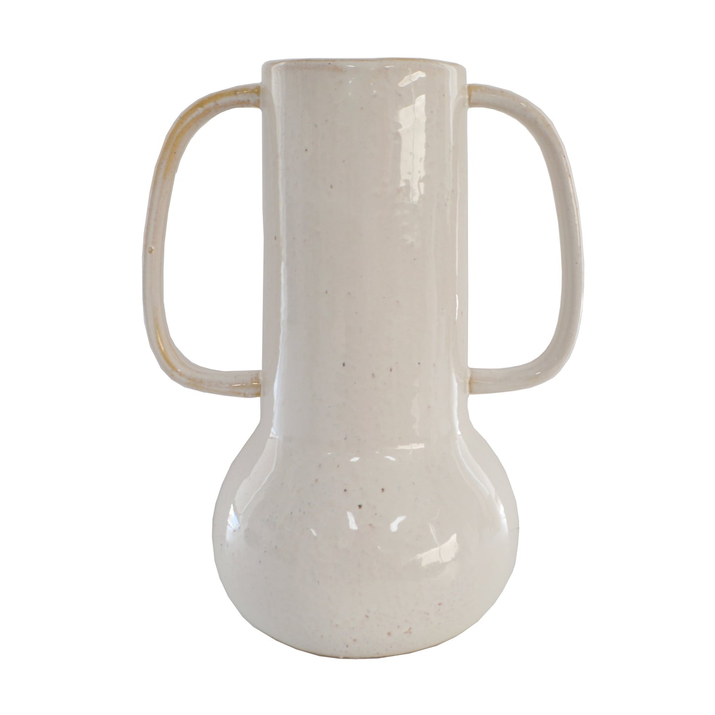 Senora Ceramic Vase 24x30.5cm Nat#
