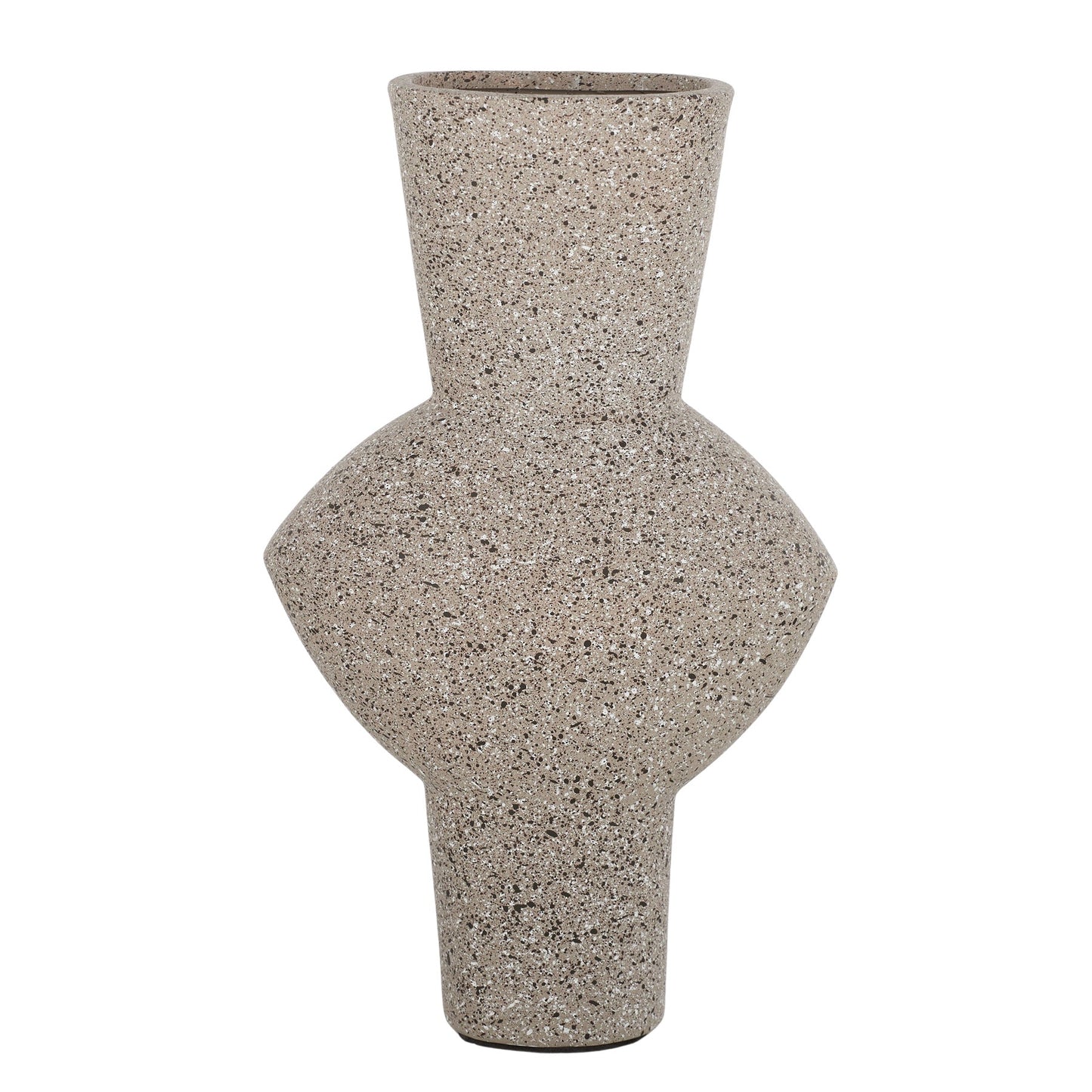 Aiza Ceramic Vase 18x10x30cm Stone