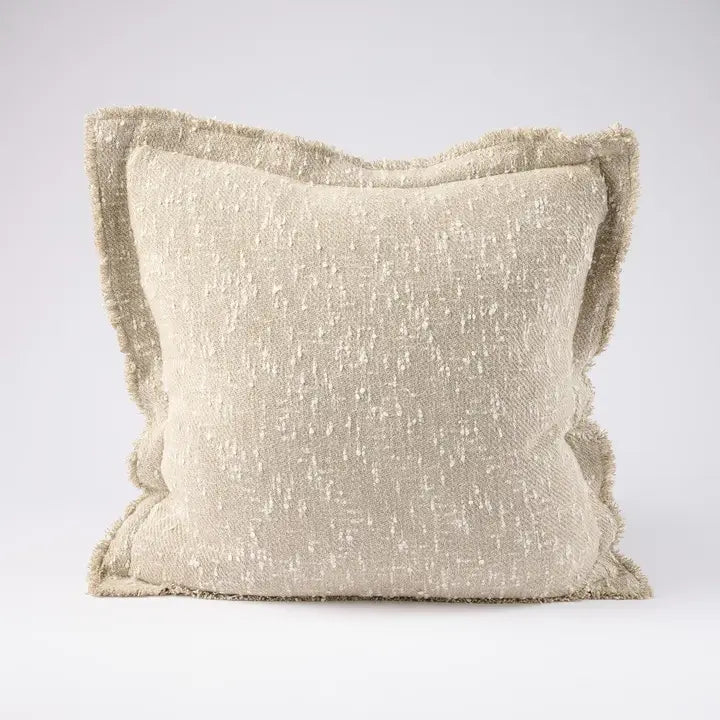 Polo Cushion Cover - Natural/White 40x60