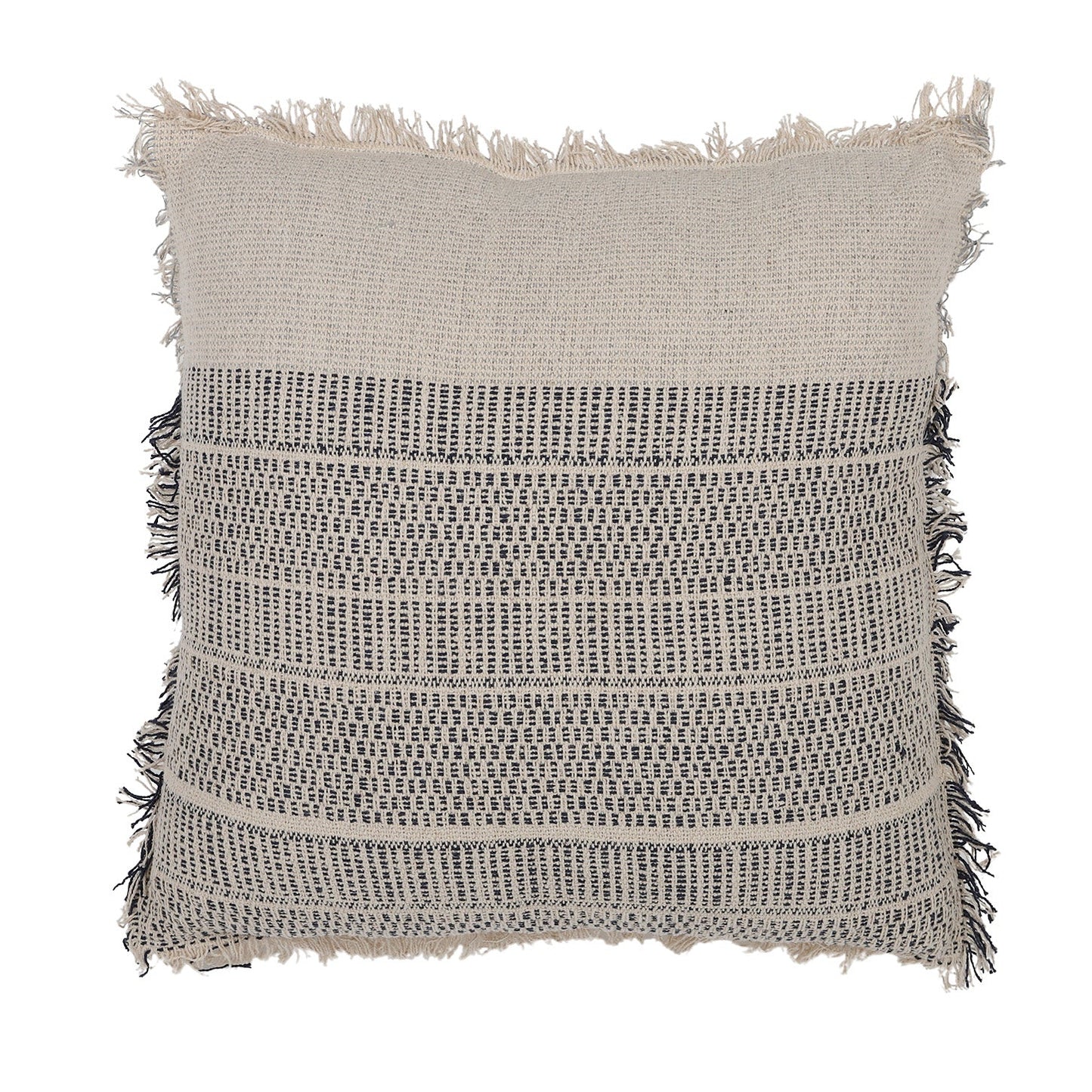Littoral Cotton Cushion 50x50cm Blue#