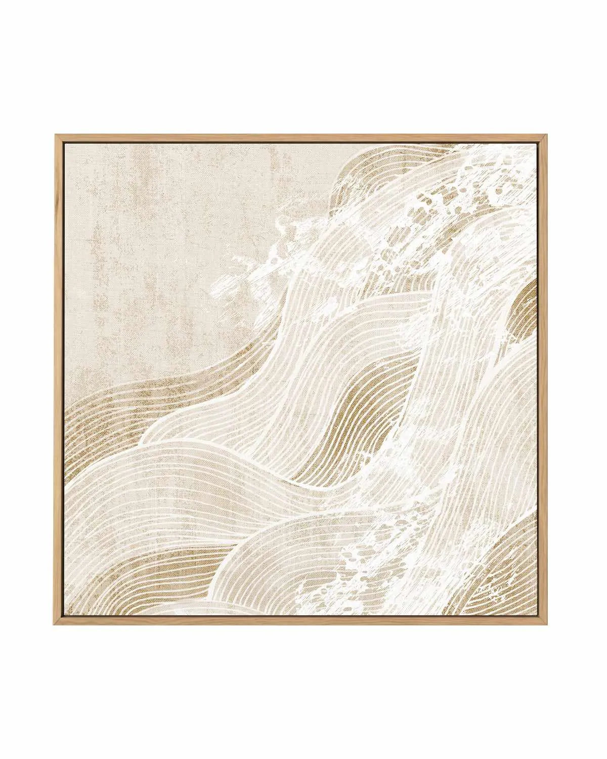 Tidal Wave Framed Canvas