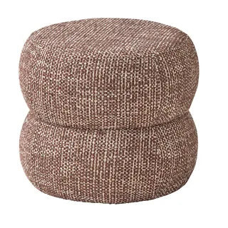 Phoenix Ottoman Choc/White