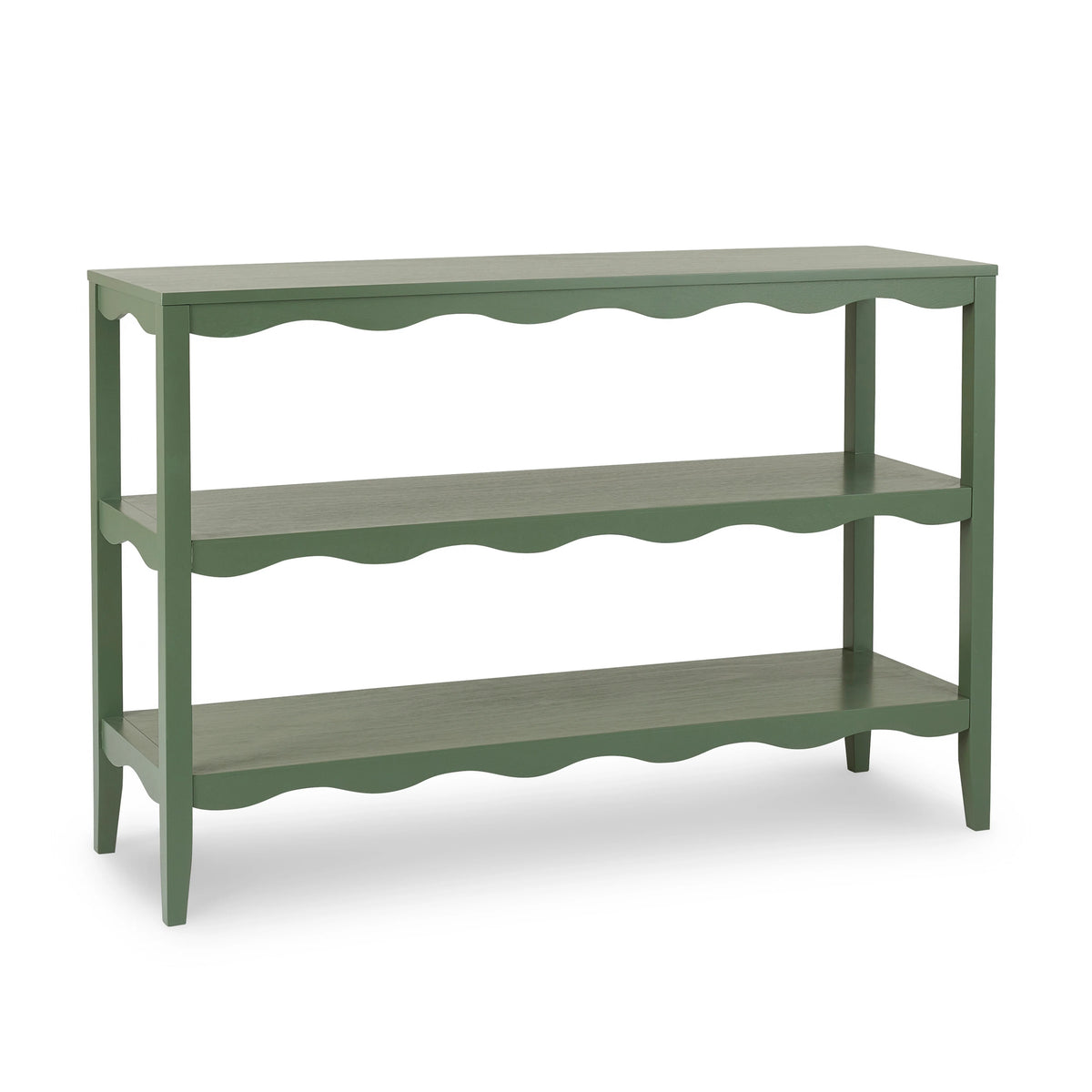 Hanson Dark Green Console Shelves