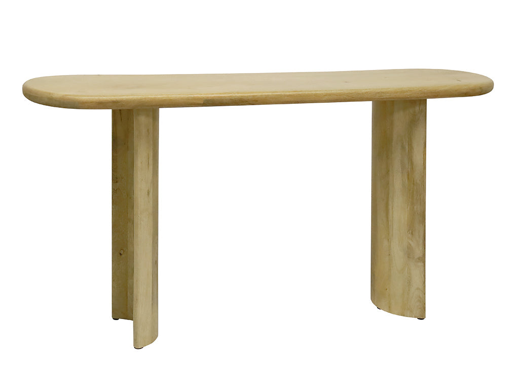 Curves Wooden Console Table