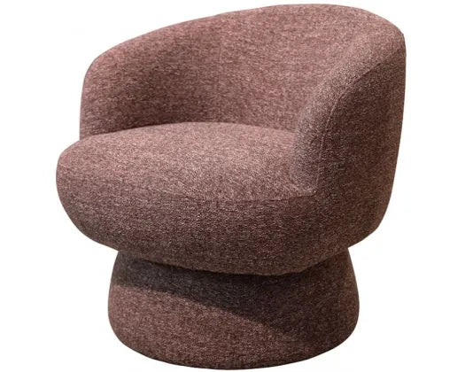Reyes Swivel Chair | Chocolate Fleck