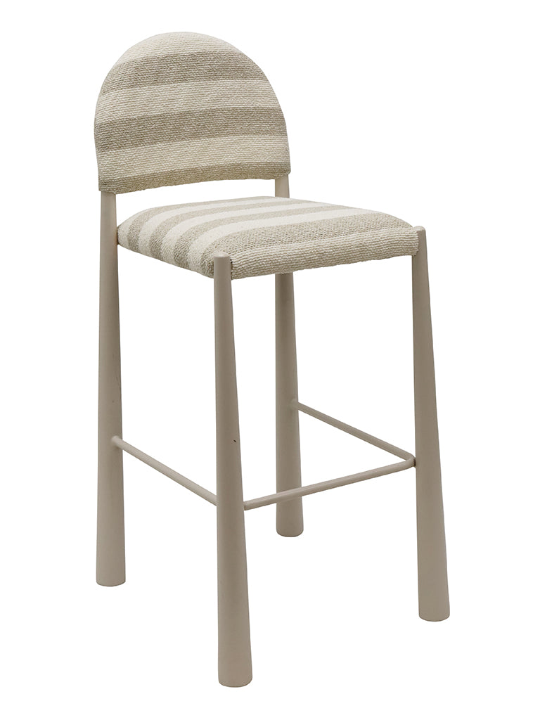 Bonita Striped Bar Stool