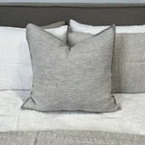 Grey Pinstripe Cushion - 50 x 50cm