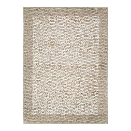 Ecoweave Plain Border Cream Beige