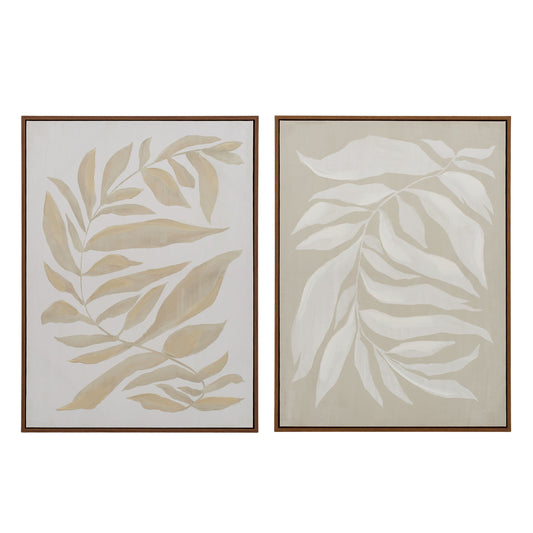 Em Walnut Frame Oil Canvas 60x80cm 2Ass#
