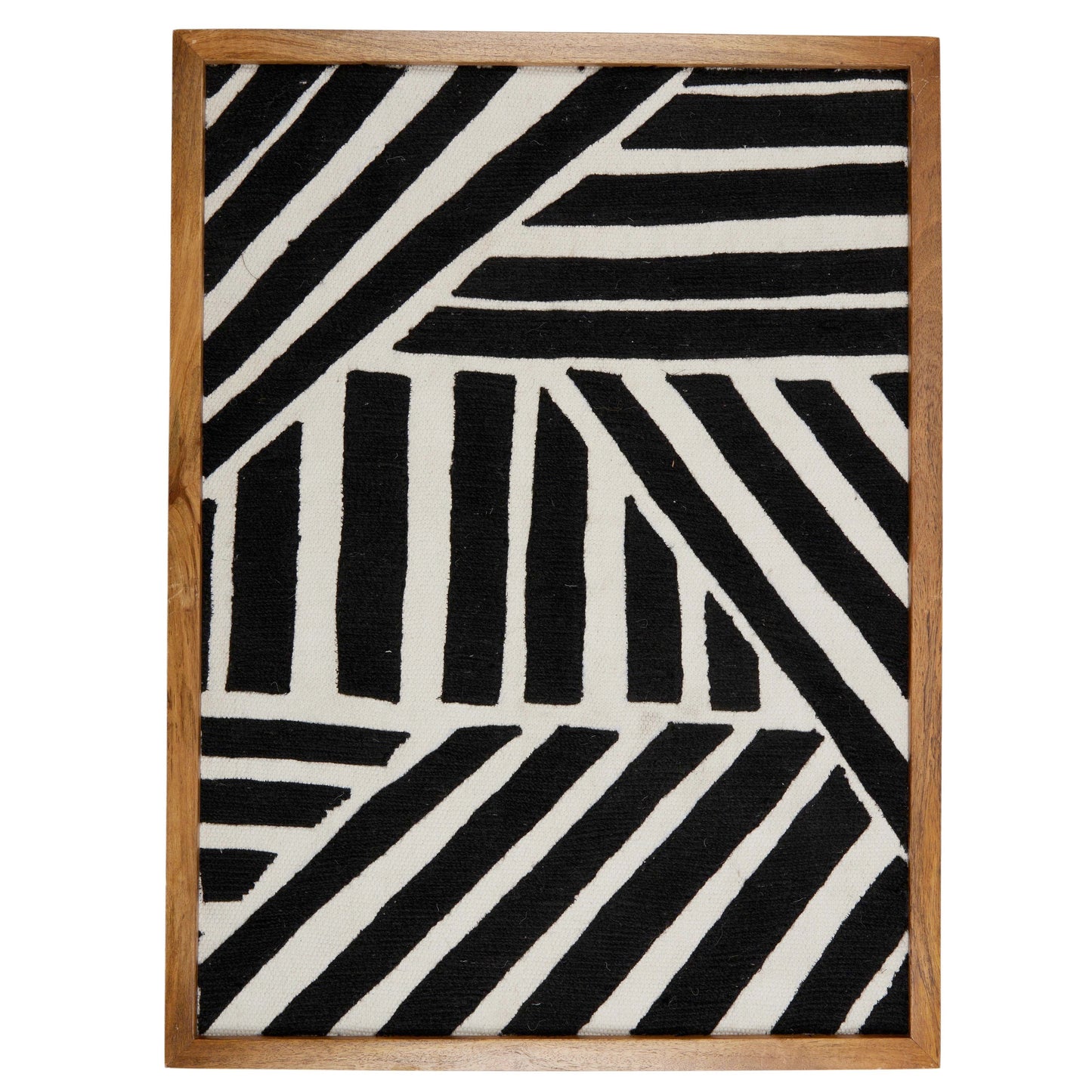 Garcon Wall Art 60x80cm Black/Ivory#