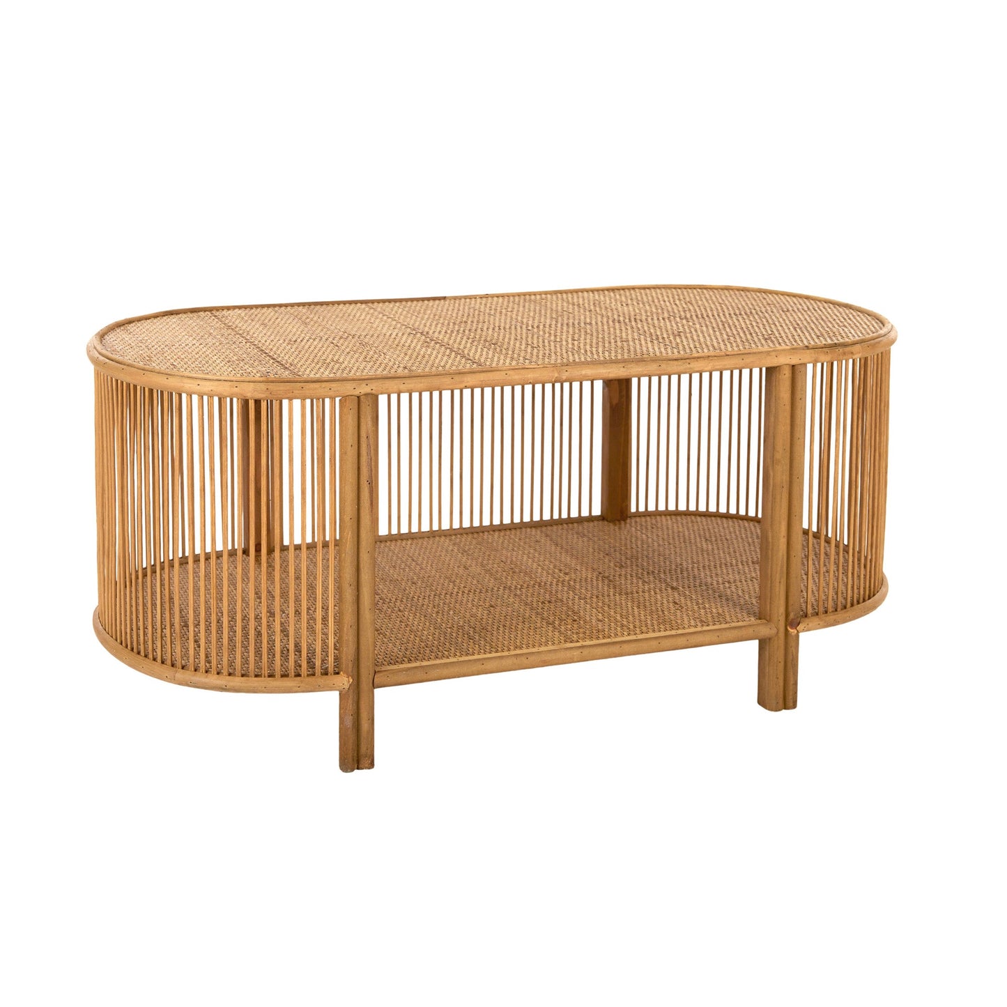 Razilee Rattan Coffee Table 100x50x45cm#