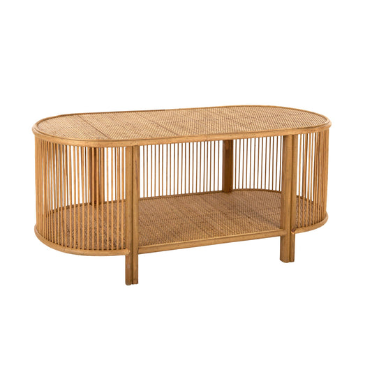Razilee Rattan Coffee Table 100x50x45cm#