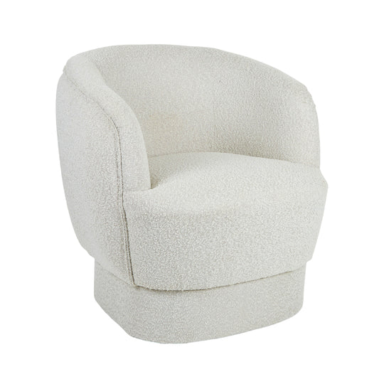 Presley Boucle Armchair 74x71x73cm Ivory