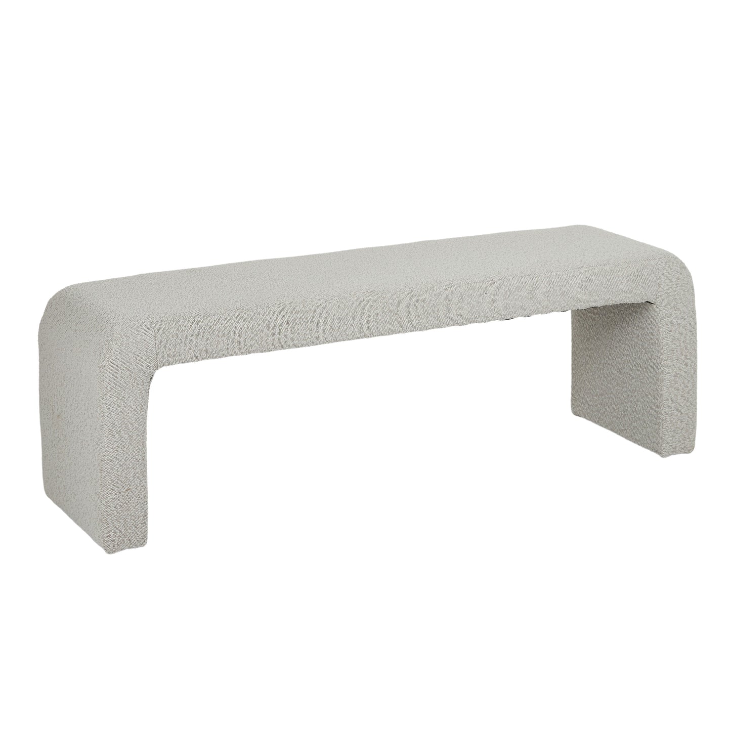 Presley Boucle Bench 151x44x52cm Ivory