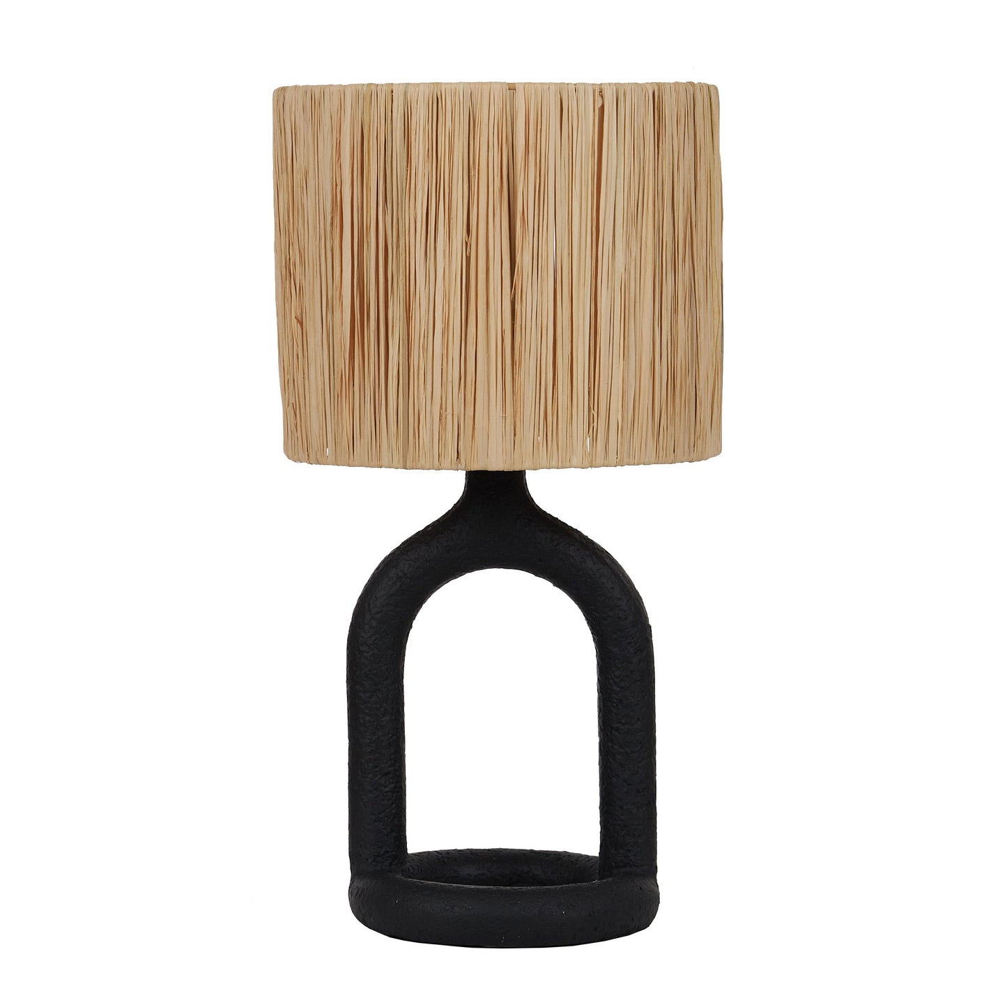 Kaya Resin Table Lamp 24x45cm Black/Nat