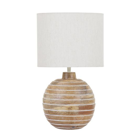 Darcy Wood Table Lamp 24x44cm Nat/Nat