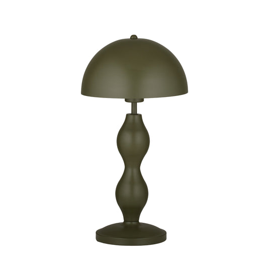 Lucca Metal Table Lamp 25x48cm Olive