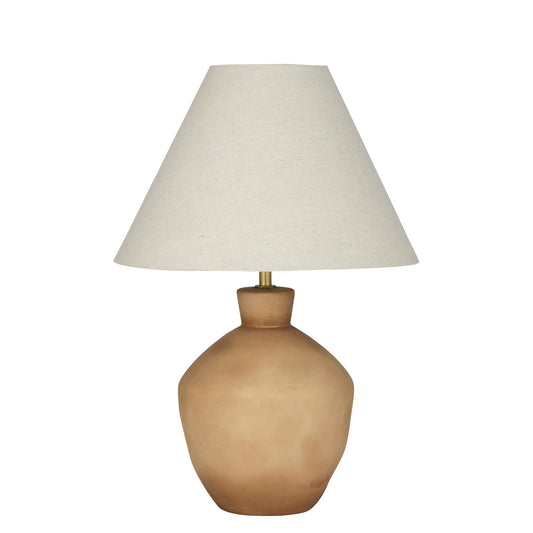 Fullarton Cer Lamp 35.5x52cm Sand/Ivory