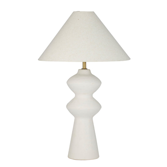 Fulham Ceramic Lamp 40x61.5cm White