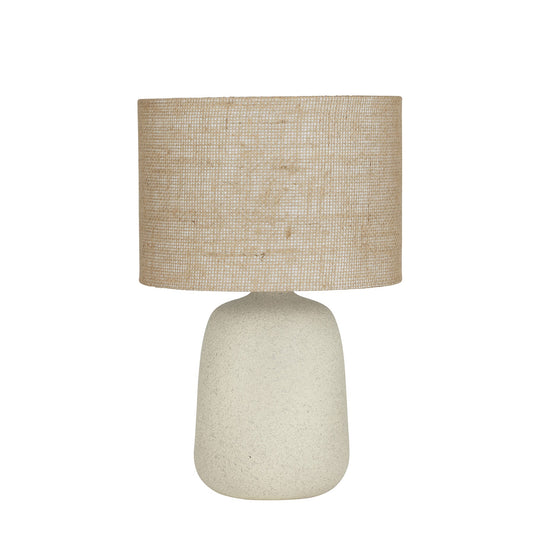 Warwick Cer Table Lamp 30x46.5cm Stone