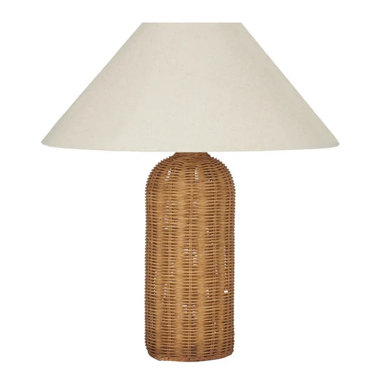 Hilton Rattan Table Lamp 45x54cm Natural