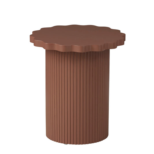 Fleux Wood Side Table 45.5x50.5cm Ruset