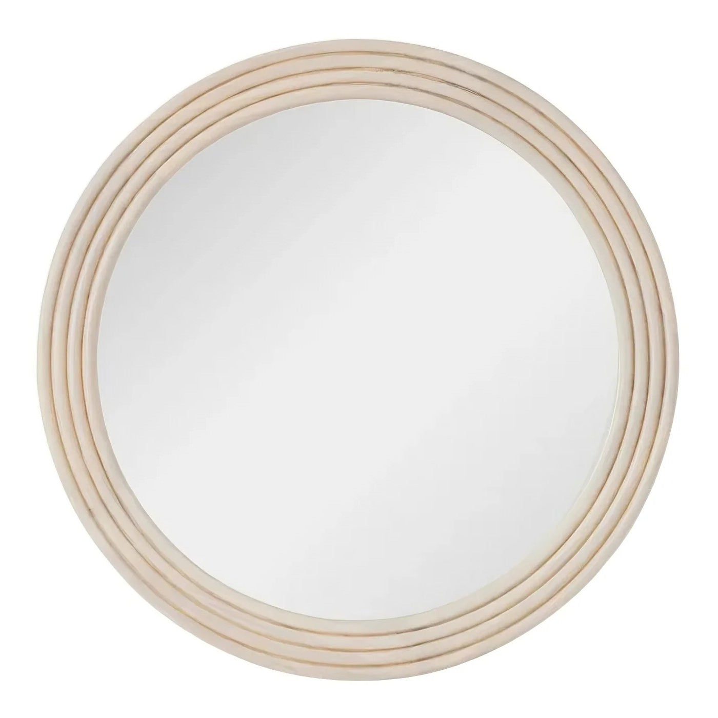 Mitchell Wood Round Mirror