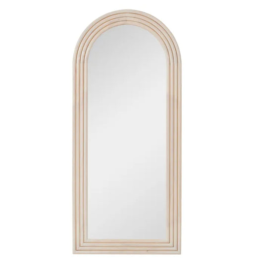 Mitchell Wood Mirror 80x180cm White Wash