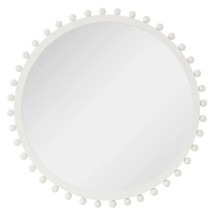 Harvey Wood Mirror 80cm White