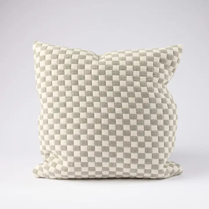 Gambit Cushion - White/Pistachio 50x50cm