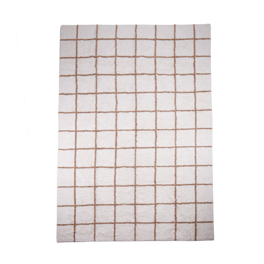 Orson Cott Tufted Rug 200x300cm Nat/Tan