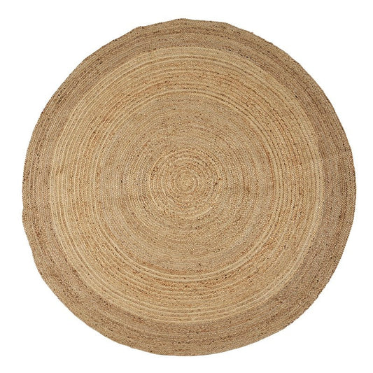 Johan Jute Round Rug 200cm Natural#