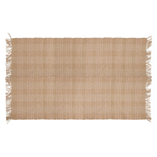 Meg Jute/Cotton Rug 180x240cm Nat/Nude#
