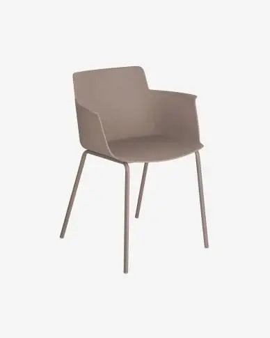 Hannia Brown Outdoor Dining Chair