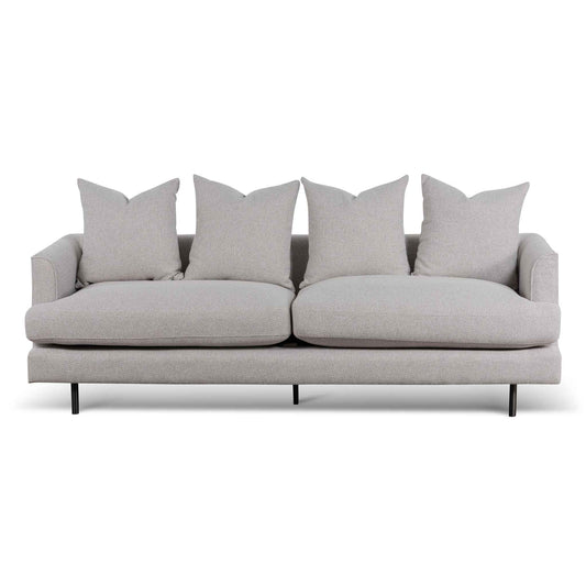 3 Seater Sofa | Sterling Sand with Black Legs